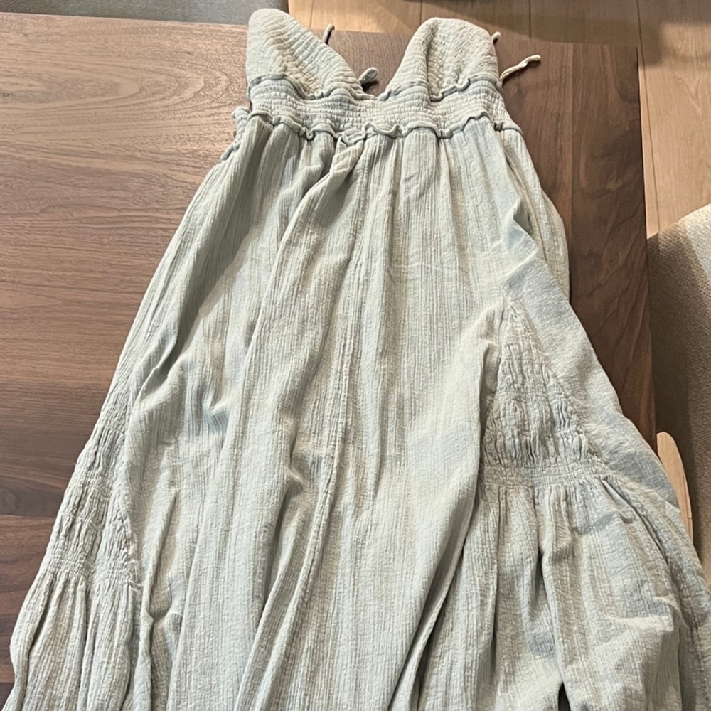 Free People Light Green Maxi Dress